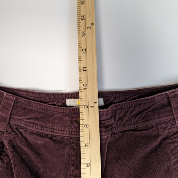 Women’s Boden Corduroy Pants Jogger Style Maroon Size 2P - Picture 7 of 9